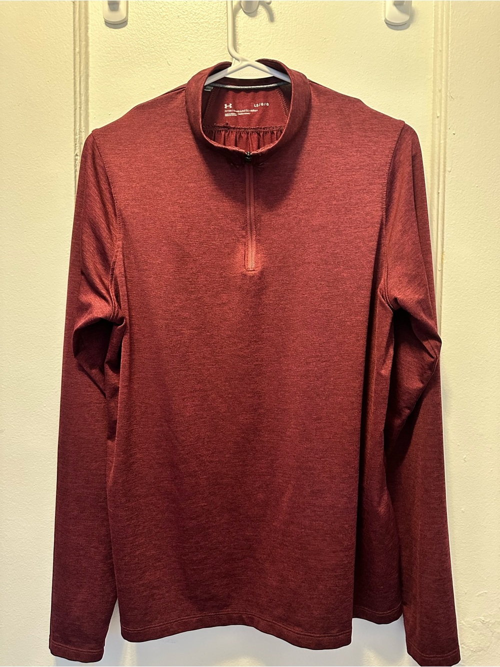LG Men's Quarter-Zip Pullover in Maroon